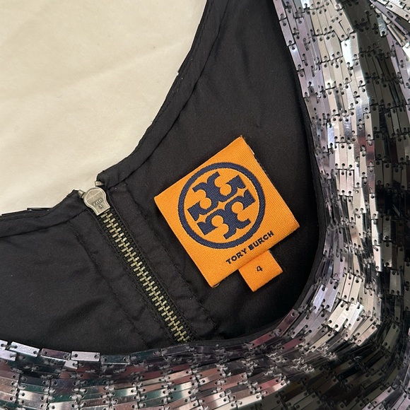 Tory Burch Sequin Dress Size 4 - Picture 3 of 8
